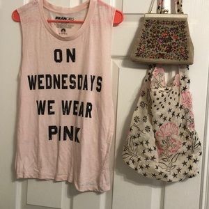 “On Wednesdays We Wear Pink” tank